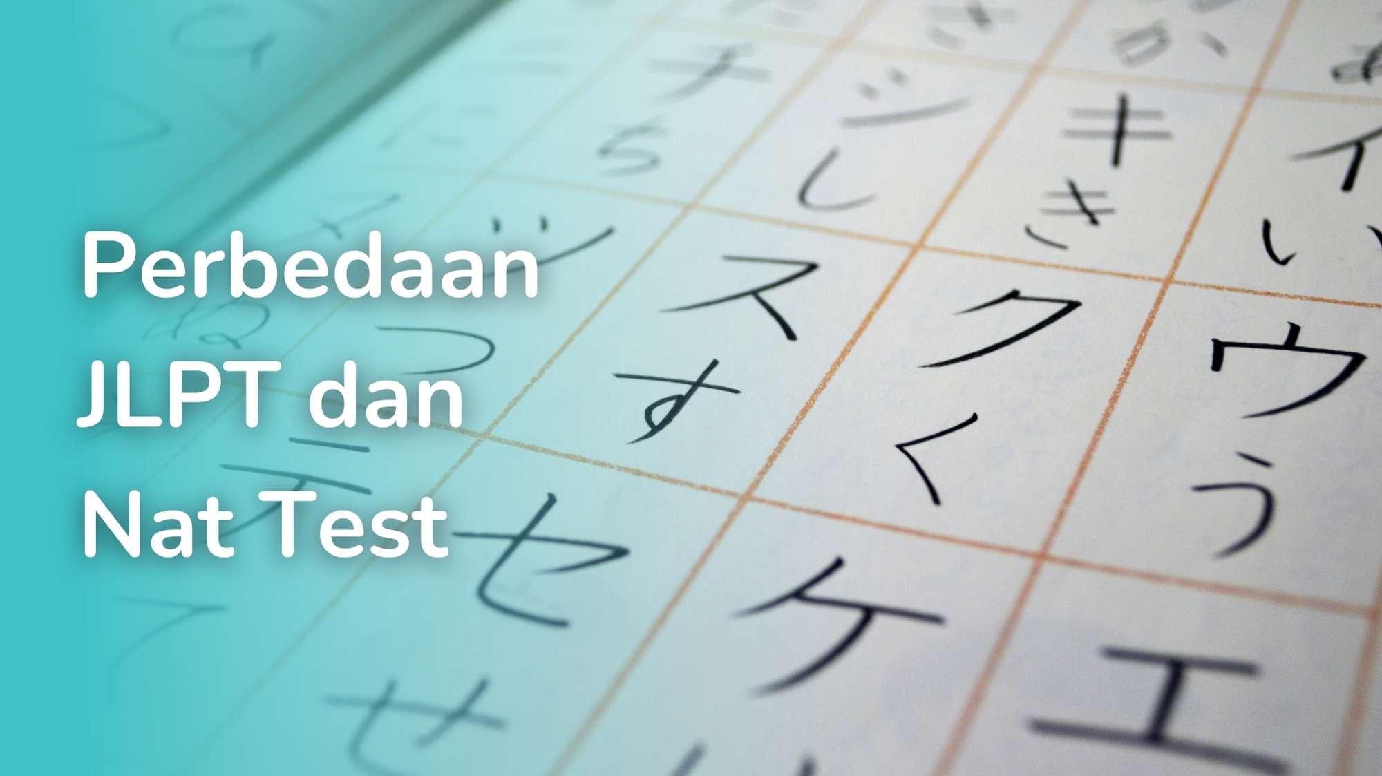 Tulisan huruf jepang